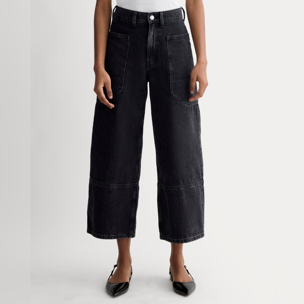 Everlane Charcoal Flare Jeans